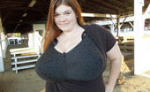 Divine Breasts Lexxxi Flashing Big Tits In Public
