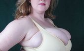 Divine Breasts 414166 Sapphire Tiny Bra Bulging Boobs
