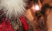 Magic Erotica 415017 Idoia Toys Her Hairy Cunt Under Her Xmas Tree
