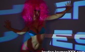 Jayden James.com Obsessed With Jayden Jaymes 416138 Jayden Jaymes Makes You Love Her Even More When She Teases You In This Pink Wig And Projecting Name Behind Her.
