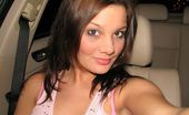 Kate Krush 416220 Lovely Brunette Teen Girl Kate Krush Showing Her Divine Tits In A Car

