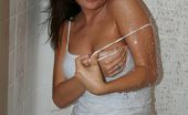 Kate Krush 416223 Comely Brunette Teen Kate Krush Showing Her Assets Under The Shower
