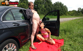 Old Perverts Efrona & Tim Wetman 417699 Roadside Stop For A Quickie Tim Wetman Gives Nubile Brunette A Ride And She Ends Up Riding Her Lips And Pussy Up And Down His Old Creamy Cock
