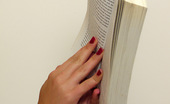 Pin-Up Wow 417870 Reading Dracula Gives Delightful Elle Richie A Naughty Shiver. But What Effect Will It Have?
