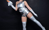 Pin-Up Wow 417926 Pesky Martians Remove Gorgeous Brunettes Space Suit!
