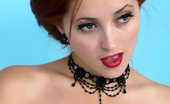 Pin-Up Wow 417944 Heavenly Redhead In Satin Lingerie And Stockings Enjoys A Bubble Wash.
