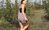 Pee Hunters 418457 Girl Strips As She Tinkles On A Quiet Country Road
