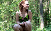 Pee Hunters 418524 Adorable Red-Haired Shortie Takes A Leak In Forest
