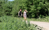 Pee Hunters 418528 Two Charming Young Girls Pee Next To Each Other
