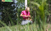Pee Hunters 418564 Adorable Blond Chick Filmed Tinkling In The Park
