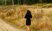 Pee Hunters 418568 Ravenhead Empties Her Bladder On A Country Road
