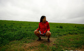 Pee Hunters 418573 Girlie Feeling Cold Takes A Quick Leak On A Field
