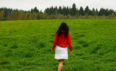 Pee Hunters 418573 Girlie Feeling Cold Takes A Quick Leak On A Field
