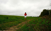 Pee Hunters 418573 Girlie Feeling Cold Takes A Quick Leak On A Field
