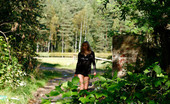 Pee Hunters 418604 Naughty Blonde Girl Takes A Leak In The Woods
