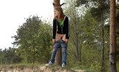 Pee Hunters 418639 Beautiful Teen Plays Watersports On A Quiet Forest Glade
