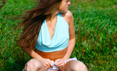 Pee Hunters 418661 She Takes A Leak While Walking Through Countryside
