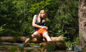 Pee Hunters 418739 Girl Stops To Smoke A Cig And Take A Leak In Woods
