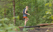 Pee Hunters 418739 Girl Stops To Smoke A Cig And Take A Leak In Woods
