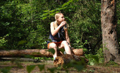 Pee Hunters 418739 Girl Stops To Smoke A Cig And Take A Leak In Woods
