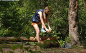 Pee Hunters 418739 Girl Stops To Smoke A Cig And Take A Leak In Woods
