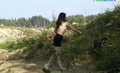 Pee Hunters 418747 Delicious Naked Brunette Takes A Leak In The Bush
