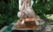 Pee Hunters 418778 Prankish Babe Pisses Onto A Table In The Park
