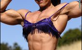 Muscularity Emery Miller 419312 Purple Hot Fields One Of The All Time Great Pro Bodybuilders, Emery Miller, Shot Four Outside Erotic Sets With Me. She Has Abs For Days, And A Body Like A Greek God, But Female Version. In This First Of Four Sets, She Wears A Purple Fringe, Two Piece Outf