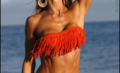 Muscularity Sarah Evangelista 419331 Salsa Style NPC Bikini Competitor, Sarah Comes From The San Diego Area. In This Shoot On A San Clemente Beach, Sarah Looks Hot And Lovely In An Orange Salsa Style Bikini.
