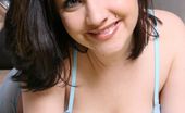 Busty Haley 419508 Smiling Brunette Teen Haley Teasing Us With Her Massive Knockers
