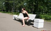Hot Pissing 419680 Urine Next To Bench Summer Beauty Wants To Piss So Strong That Does It Next To A Bench
