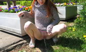 Hot Pissing 419734 Sunny Street Pissing Girl Gets Daring Enough To Get Squatted And Start Doing A Pee Outdoors
