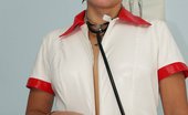Exposed Nurses Nelia 421609 Freaky Nurse Uniform Nelia Beaver Spreading With Gyno Tools
