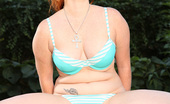 Fat Sitting 422239 Cute Chubby Redhead Facesitting Outdoors
