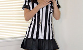 Sexy Olympics 423981 Football Ref Takes Out Her Nice Tits Out Of Her Sexy Dress 
