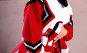 Sexy Olympics 424004 Sporting Girl With Great Tits Poses In Cheerleader Uniform 
