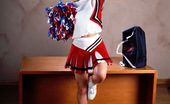 Sexy Olympics 424004 Sporting Girl With Great Tits Poses In Cheerleader Uniform 
