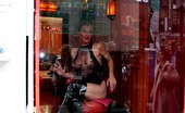 Red Light Sex Trips 424486 Claudio Amsterdam Window Hooker Pleasing A Tourist His Stiffy Cock
