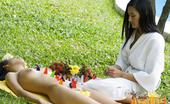Erotic Asians 425612 Two Horny Asian Lesbians Massaging Their Sexy Bodies At The Poolside
