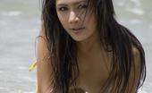 Erotic Asians 425663 Sophisticated Asian Ming Posing Topless For You On The Beach
