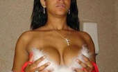 Dirty Wives Exposed Latina Wife In Her Christmas Lingerie
