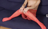 Cuties In Tights 427168 Adorable Skinny Cutie In Red Tights Shows Her Pink
