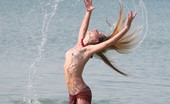 Skokoff 428227 Violetta Water Splashing Session For The Beautiful Blond Lady Going Solo
