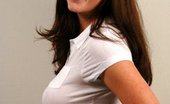 Innocent High 430123 Kacey Kox Sexy Brunette Poses Sexy Before Getting Her Clit Rammed
