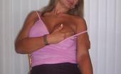 Bedfordshire Blonde 433018 Busty British MILF In Pantyhose Flashes Her Big Boobs
