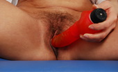 Be Hairy Hot Nurse Toy-Fucks Her Holes
