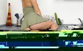 In Focus Girls 434979 Jenny Cool As Cucumber Enhanting Blonde Strips And Fucks Shaved Pussy With Cucumber
