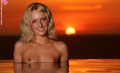 In Focus Girls 435533 Hanna Shallow Waters Charming Blonde Gymnast Nudes And Spreads Legs Wide In Pool
