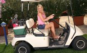 In Focus Girls 435792 Valeria Cart Lust Angelic Blonde Fingers And Dildos Pink Pussy In Golf Cart
