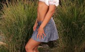 In Focus Girls 437564 Sabrina Masturbation Ecstasy Flirty Brunette Teen Invitingly Strips And Spreads In Garden
